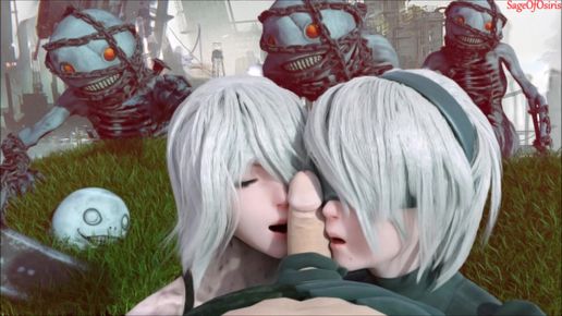 Порно подборка NieR