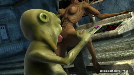 Порно мультик с монстрами инопланетянами