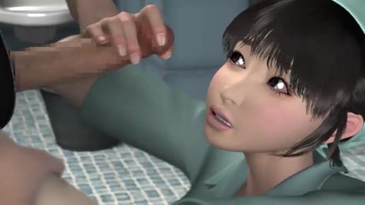 Японский порно мультик Секс в туалете