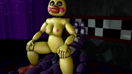 Порно с игрушками из хоррор игры Five Nights at Freddy’s