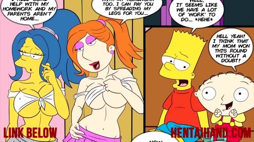 Порно комиксы Гриффины и Симпсоны