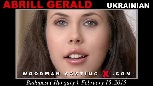 Жесткий порно кастинг Вудмана с украинкой Абрил Джеральд (Abrill Gerald)