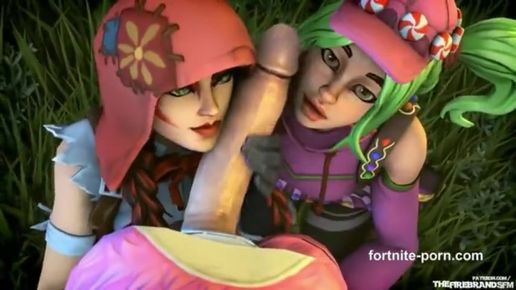 Порно Фортнайт (Fortnite) с девушками из игры
